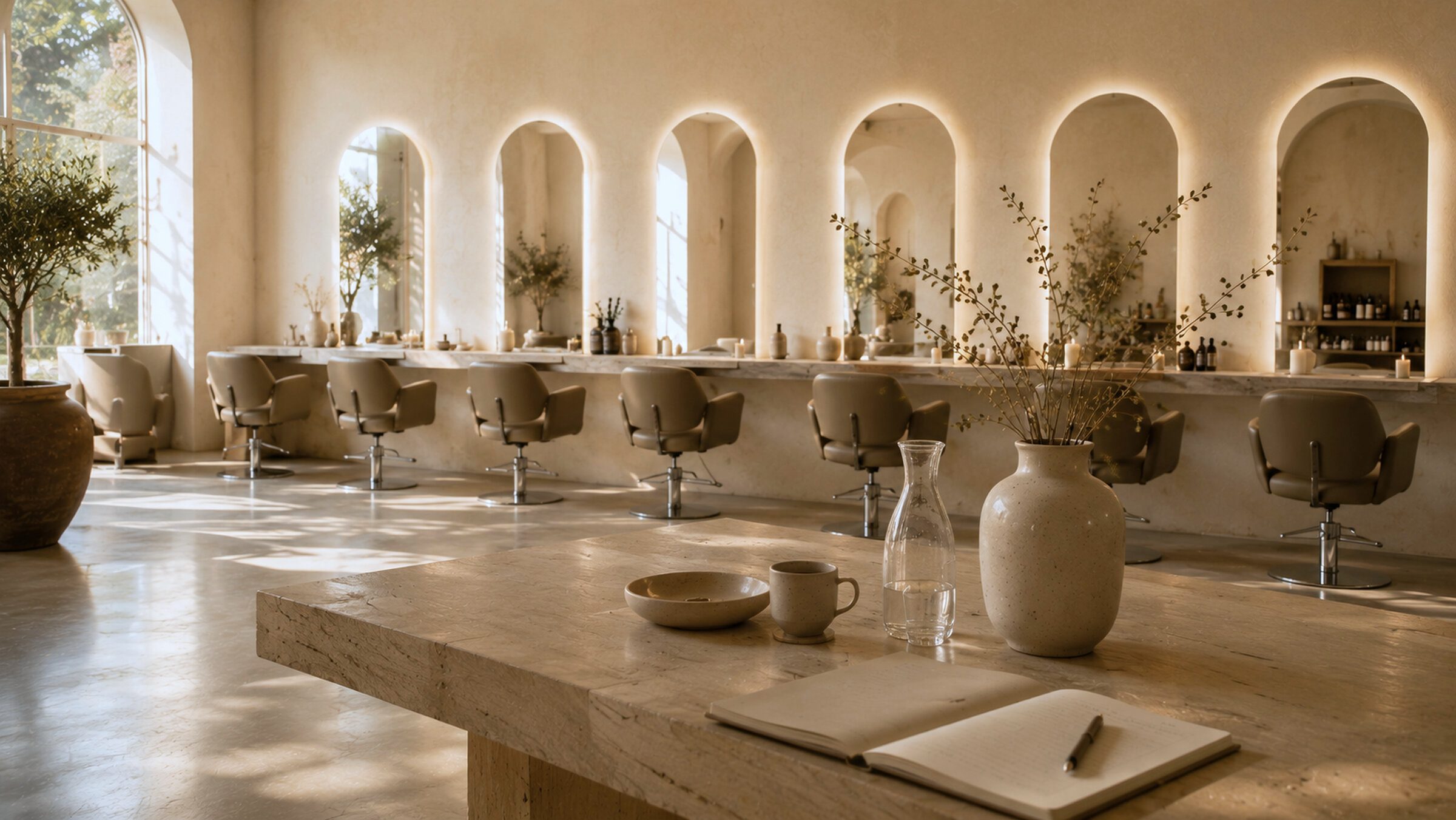 Salon waar het JDO Salon Wellbeing Program wordt toegepast