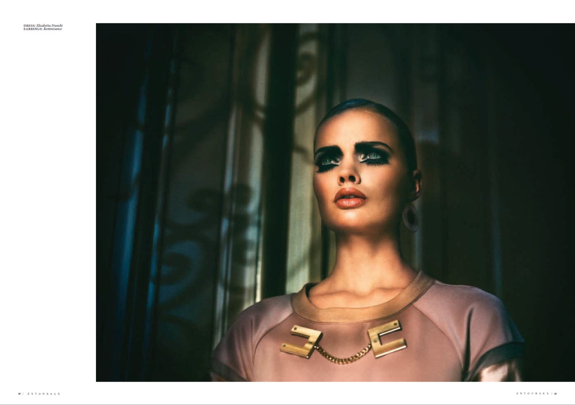 Gepubliceerd editorial hair & make-up werk in tijdschrift