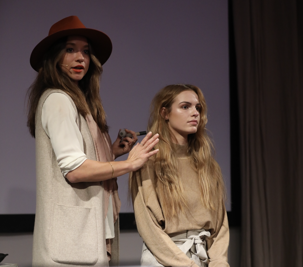 International hair and make-up artiest Juliette den Ouden, Masterclass